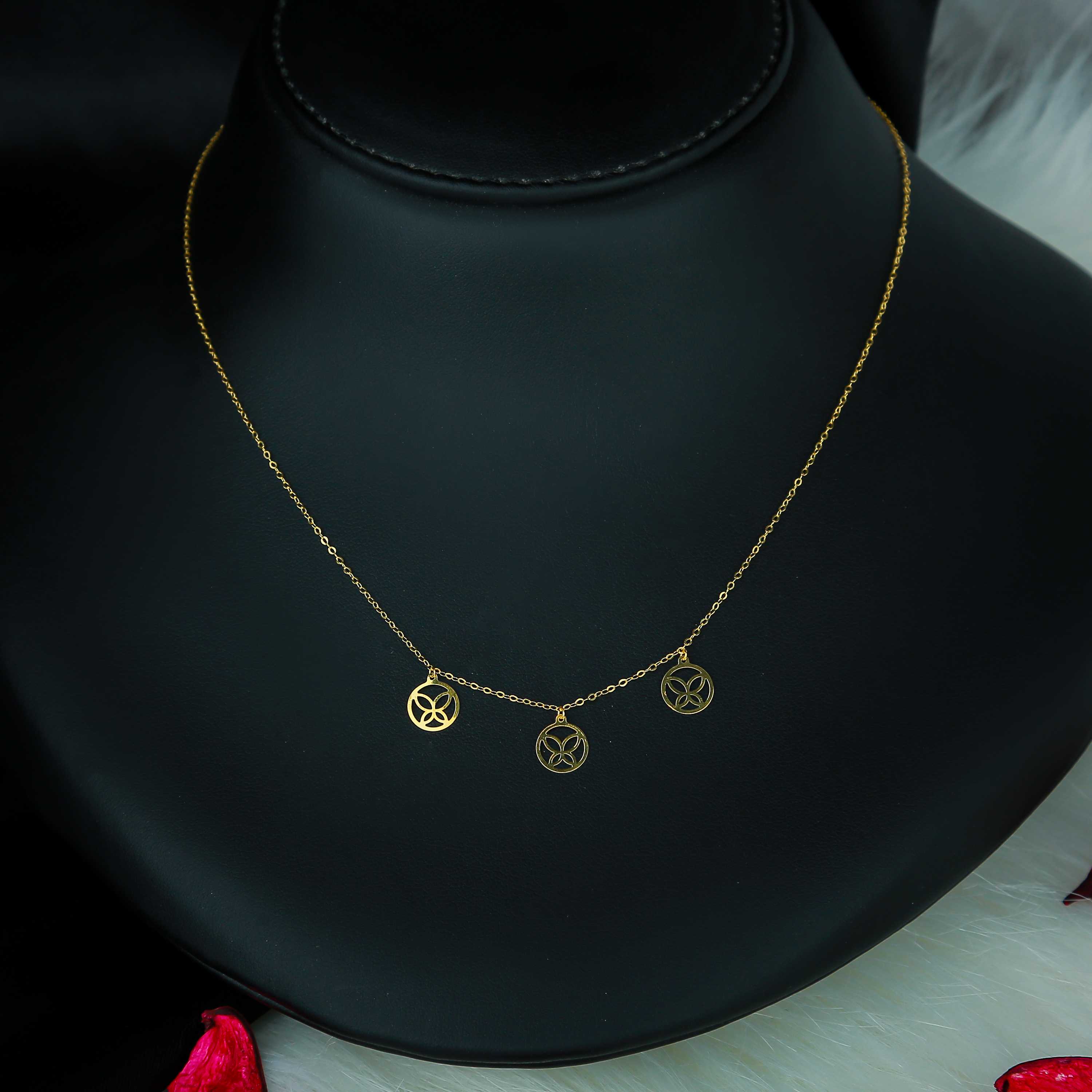 21 karat gold choker, made in Turkey - (H-0526)